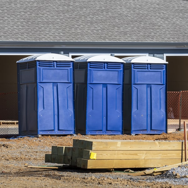 are there any restrictions on where i can place the portable toilets during my rental period in Merrick